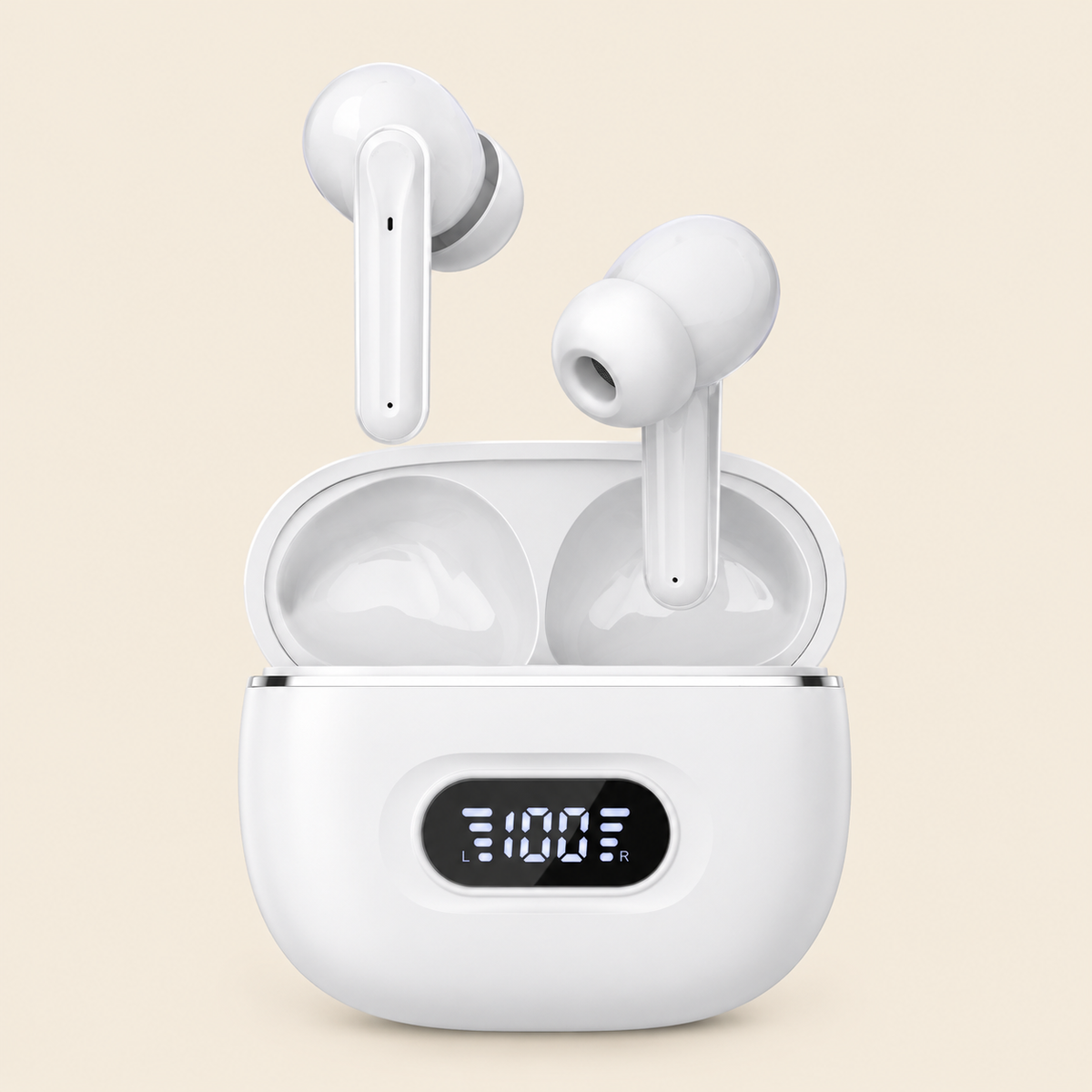 Wireless Earbuds with Display Case